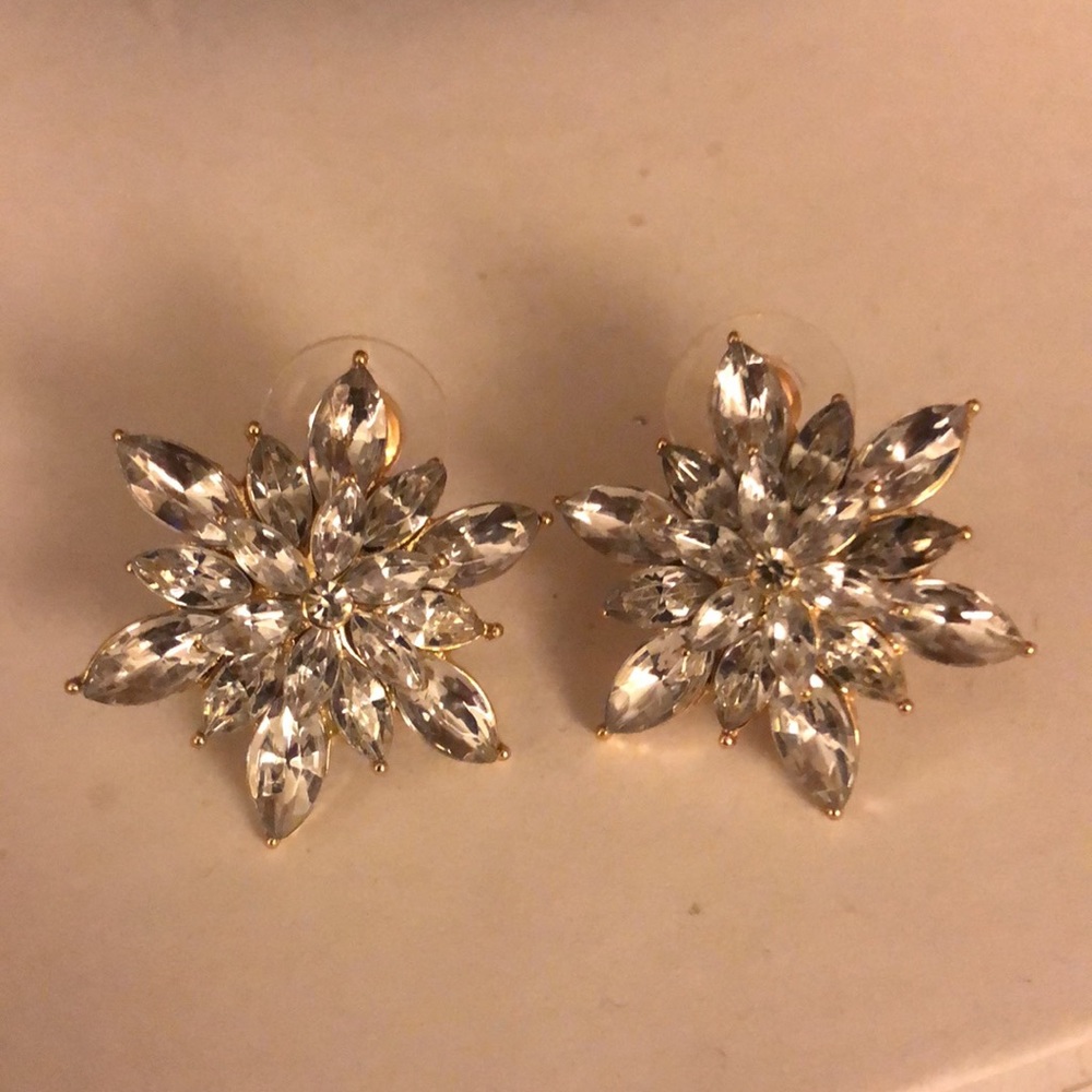 Snowflake Cluster Earrings